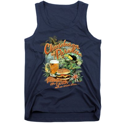 Cheeseburger In ParadiseHeaven On Earth Tank Top