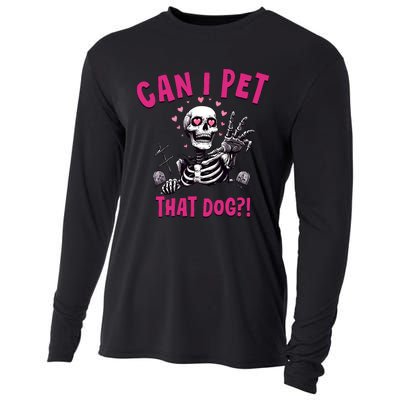 Can I Pet That Dog Skeleton Cooling Performance Long Sleeve Crew