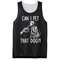 Can I Pet That Dog Skeleton Mesh Reversible Basketball Jersey Tank