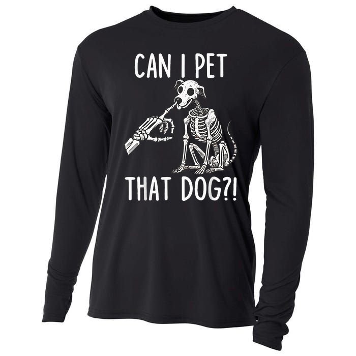 Can I Pet That Dog Skeleton Cooling Performance Long Sleeve Crew