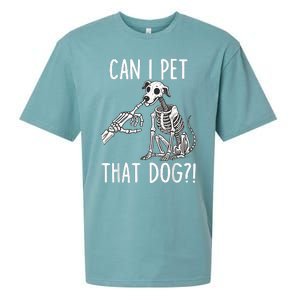 Can I Pet That Dog Skeleton Sueded Cloud Jersey T-Shirt