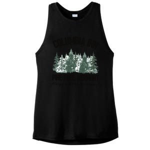 Columbia Inn Pine Tree Vermont Americas Snow Playground A White Ladies PosiCharge Tri-Blend Wicking Tank