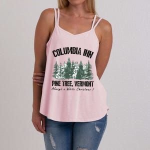 Columbia Inn Pine Tree Vermont Americas Snow Playground A White Women's Strappy Tank