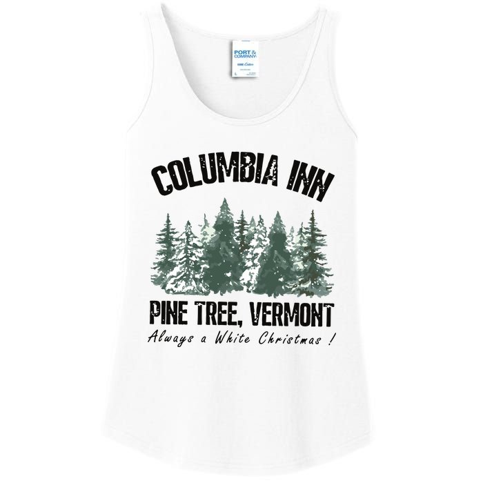 Columbia Inn Pine Tree Vermont Americas Snow Playground A White Ladies Essential Tank