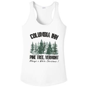 Columbia Inn Pine Tree Vermont Americas Snow Playground A White Ladies PosiCharge Competitor Racerback Tank