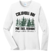 Columbia Inn Pine Tree Vermont Americas Snow Playground A White Ladies Long Sleeve Shirt