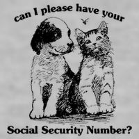 Can I Please Have Your Social Security Number Ladies PosiCharge Tri-Blend Wicking Tank