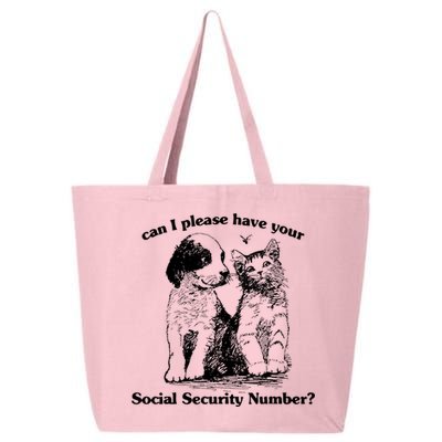 Can I Please Have Your Social Security Number 25L Jumbo Tote