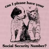 Can I Please Have Your Social Security Number 25L Jumbo Tote