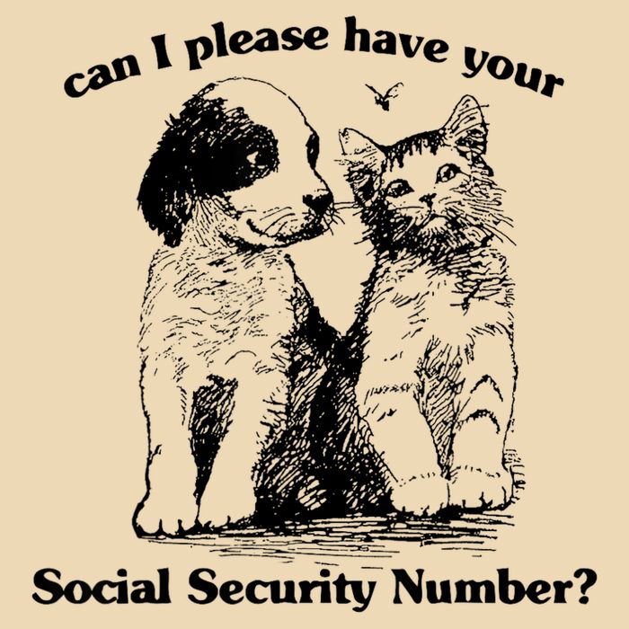 Can I Please Have Your Social Security Number Zip Tote Bag