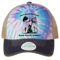 Can I Please Have Your Social Security Number Legacy Tie Dye Trucker Hat