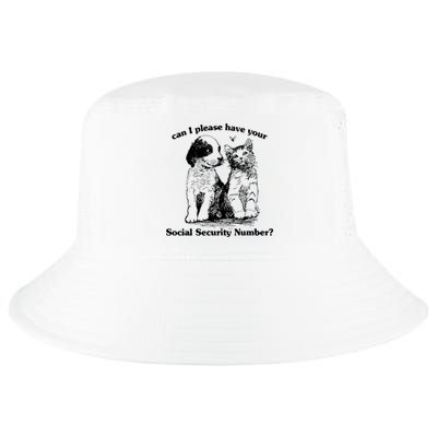 Can I Please Have Your Social Security Number Cool Comfort Performance Bucket Hat