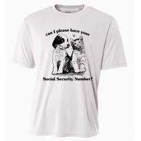 Can I Please Have Your Social Security Number Cooling Performance Crew T-Shirt