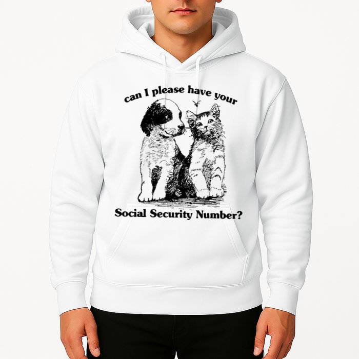 Can I Please Have Your Social Security Number Hoodie
