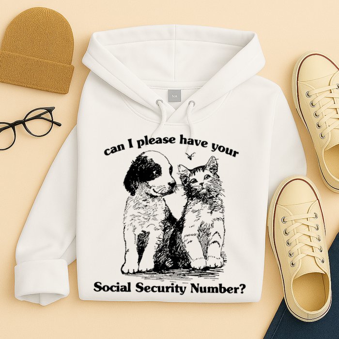 Can I Please Have Your Social Security Number Hoodie