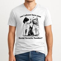 Can I Please Have Your Social Security Number V-Neck T-Shirt