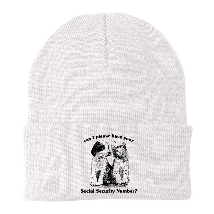 Can I Please Have Your Social Security Number Beanie