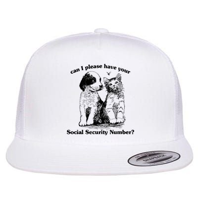 Can I Please Have Your Social Security Number Flatbill Hat