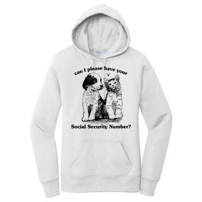Can I Please Have Your Social Security Number Women's Pullover Hoodie