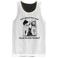 Can I Please Have Your Social Security Number Mesh Reversible Basketball Jersey Tank