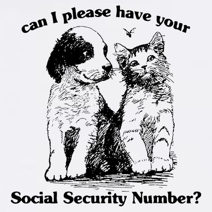 Can I Please Have Your Social Security Number Tank Top