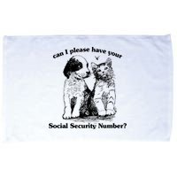 Can I Please Have Your Social Security Number Microfiber Hand Towel
