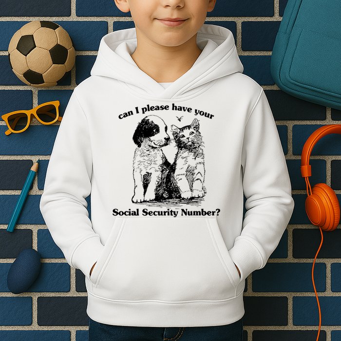 Can I Please Have Your Social Security Number Kids Hoodie