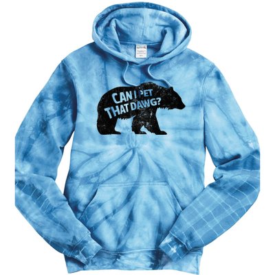 Can I Pet That Dog Funny Dawg Meme Funny Dog Tie Dye Hoodie