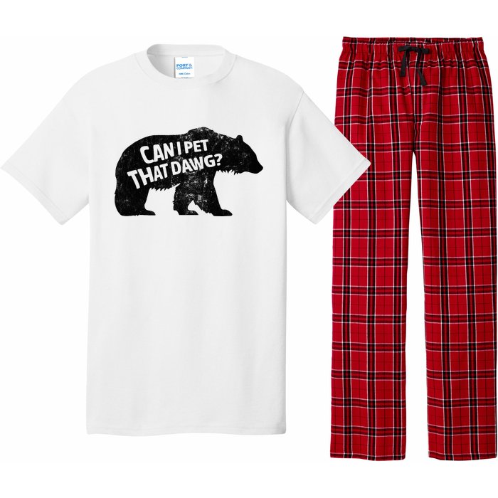 Can I Pet That Dog Funny Dawg Meme Funny Dog Pajama Set