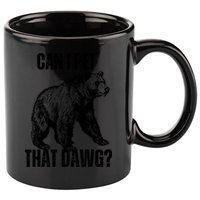 Can I Pet That Dog Bear Meme Funny Dog 11oz C Handle Ceramic Mug