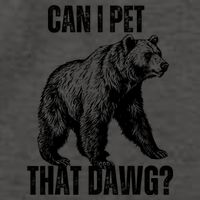 Can I Pet That Dog Bear Meme Funny Dog Vector Backpack