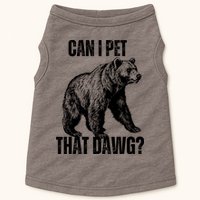 Can I Pet That Dog Bear Meme Funny Dog Doggie Tank