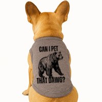 Can I Pet That Dog Bear Meme Funny Dog Doggie Tank