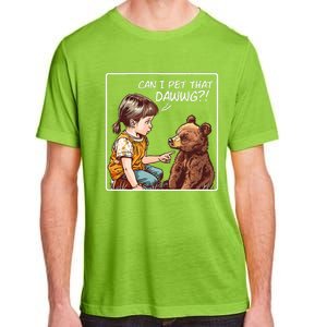 Can I Pet That Dawg! Pet Dog Meme Adult ChromaSoft Performance T-Shirt