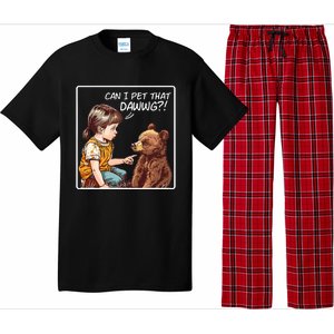 Can I Pet That Dawg! Pet Dog Meme Pajama Set