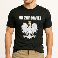 Cheers In Polish Coat Of Arms Souvenir Funny Na Zdrowie Cooling Performance Crew T-Shirt