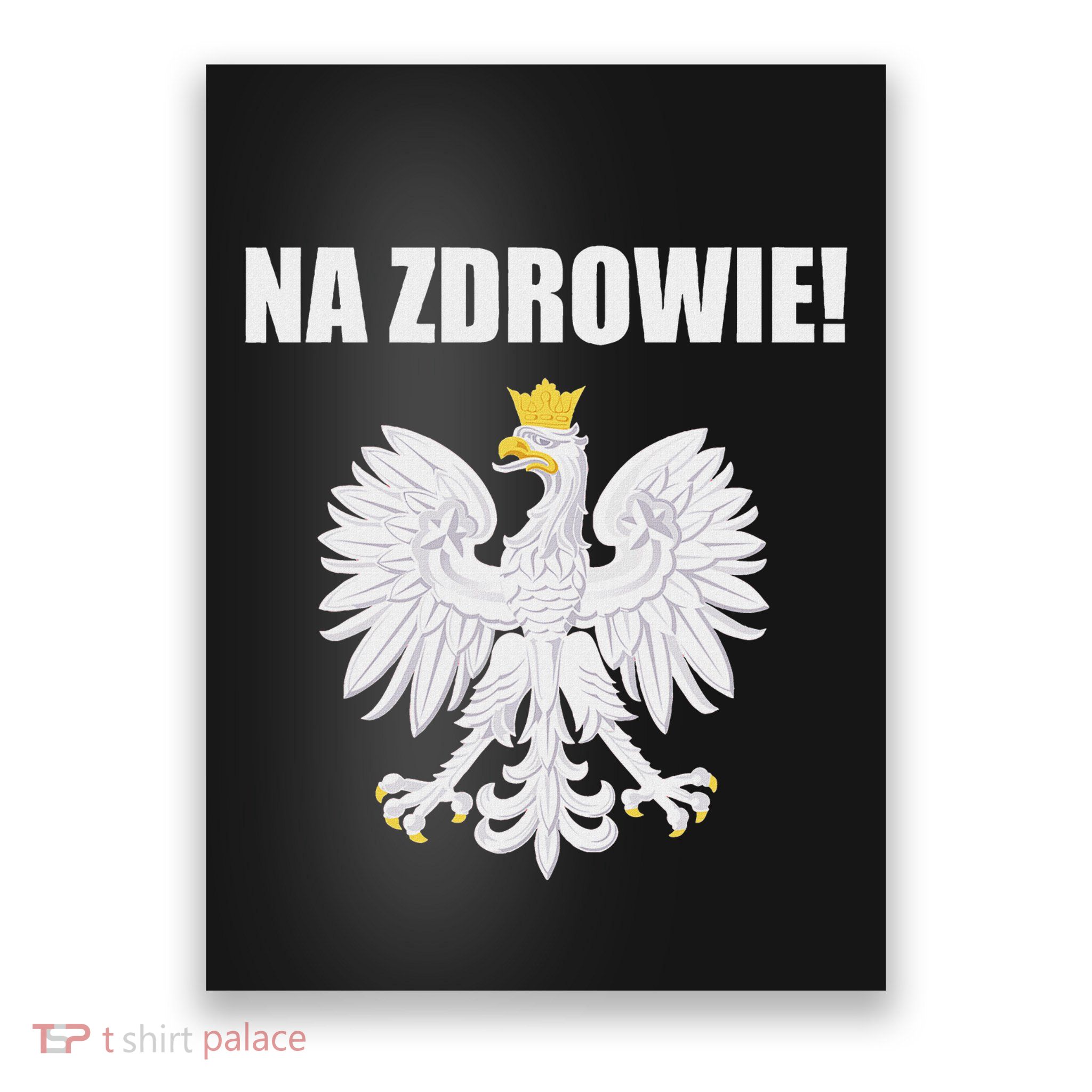 Cheers In Polish Coat Of Arms Souvenir Funny Na Zdrowie Poster