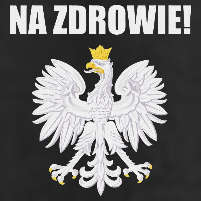 Cheers In Polish Coat Of Arms Souvenir Funny Na Zdrowie Golf Towel