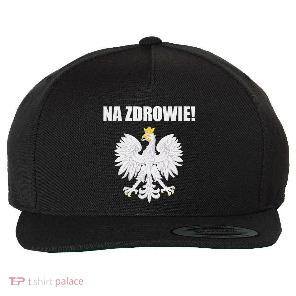Cheers In Polish Coat Of Arms Souvenir Funny Na Zdrowie Wool Snapback Cap