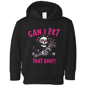 Can I Pet That Dog Skeleton Toddler Hoodie