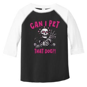 Can I Pet That Dog Skeleton Toddler Fine Jersey T-Shirt