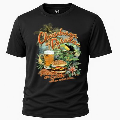 Cheeseburger In Paradise Heaven On Earth Funny Gift Performance Shirt