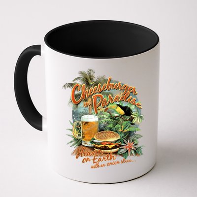 Cheeseburger In Paradise Heaven On Earth Funny Gift Mug