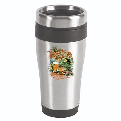 Cheeseburger In Paradise Heaven On Earth Funny Gift 16oz Travel Tumbler