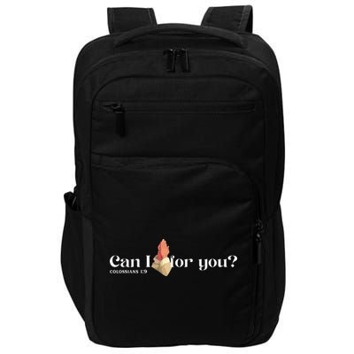 Can I Pray For You Christian Faith Jesus Novelty Design Impact Tech Backpack