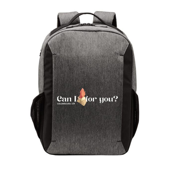 Can I Pray For You Christian Faith Jesus Novelty Design Vector Backpack