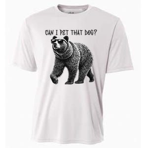 Can I Pet That Dog Funny Bear Cooling Performance Crew T-Shirt