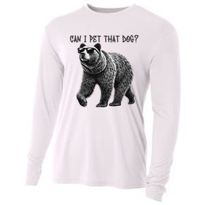 Can I Pet That Dog Funny Bear Cooling Performance Long Sleeve Crew