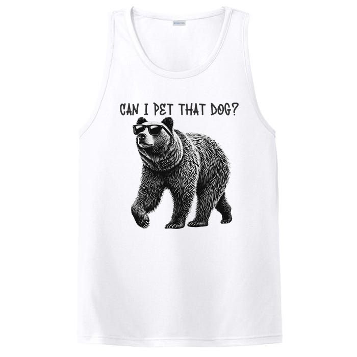 Can I Pet That Dog Funny Bear PosiCharge Competitor Tank