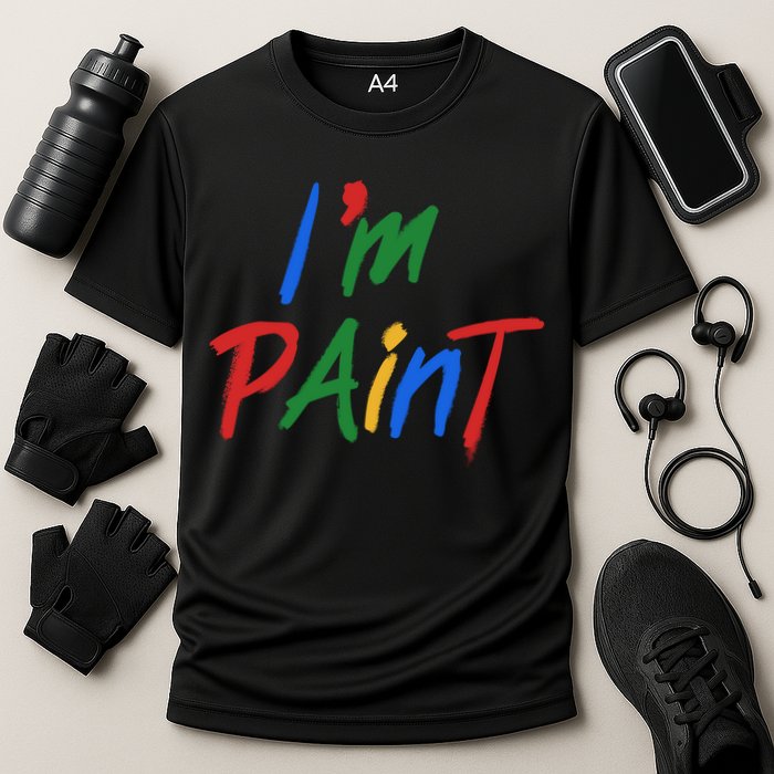 Cute Im Paint Childens Finger Painting Performance Shirt